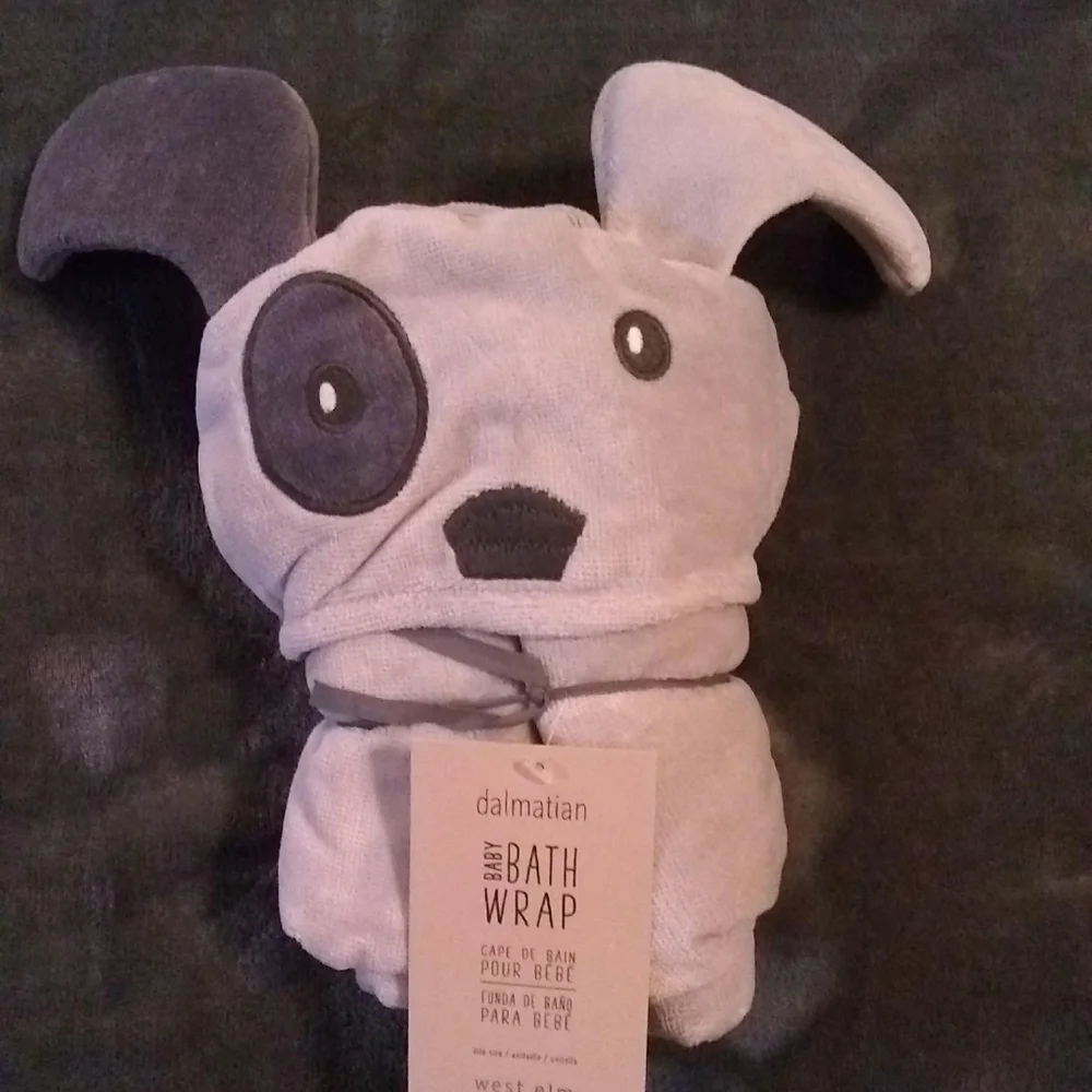 Dalmatian Baby Bath Wrap